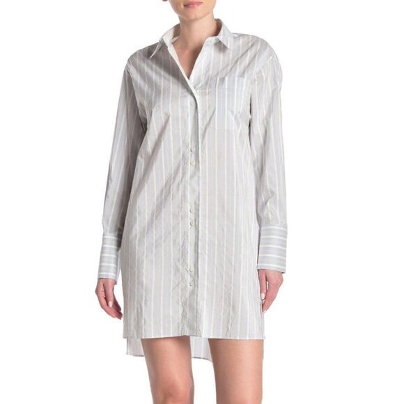 LAFAYETTE 148 Marvin Oversized Shirt Dress
